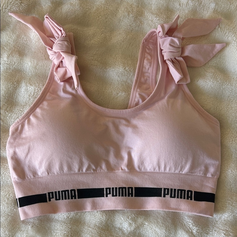 PUMA Women's Sweet Lolita Pink Sports Bra M